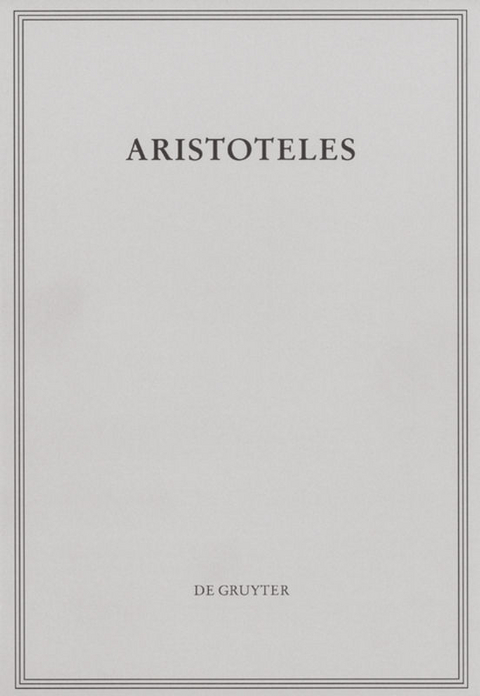 Peri Hermeneias -  Aristoteles