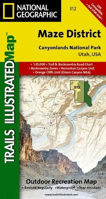 Canyonlands - Maze District - National Geographic Maps