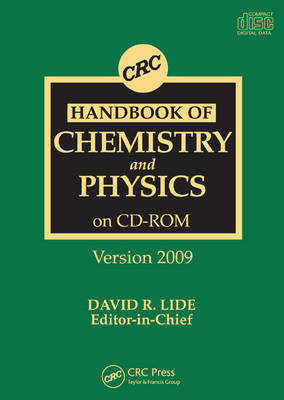 CRC Handbook of Chemistry and Physics CD-ROM Version 2009