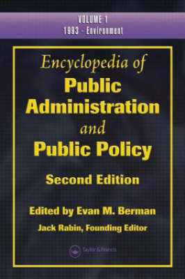 Encyclopedia of Public Administration and Public Policy - 