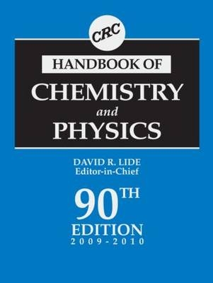 CRC Handbook of Chemistry and Physics, 90th Edition - 