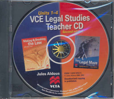 VCE Legal Studies Units 1-4 Teacher - Jules Aldous