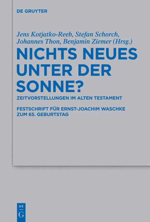 Nichts Neues unter der Sonne? - 