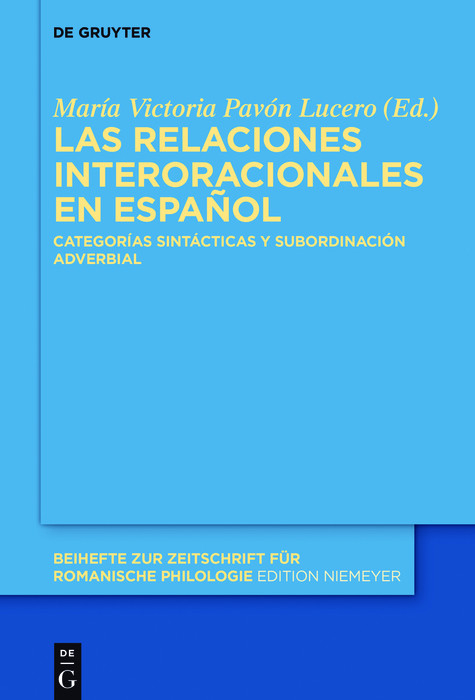 Las relaciones interoracionales en espa&ntilde;ol - 