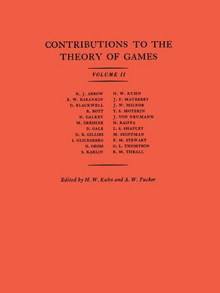 Contributions to the Theory of Games, Volume II