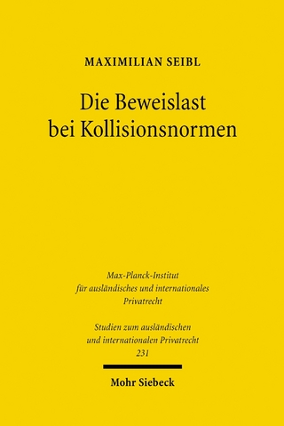 Die Beweislast bei Kollisionsnormen