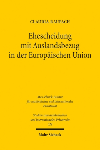 Ehescheidung mit Auslandsbezug in der Europäischen Union
