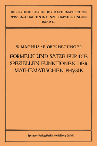 Formeln und Sätze für die Speziellen Funktionen der Mathematischen Physik