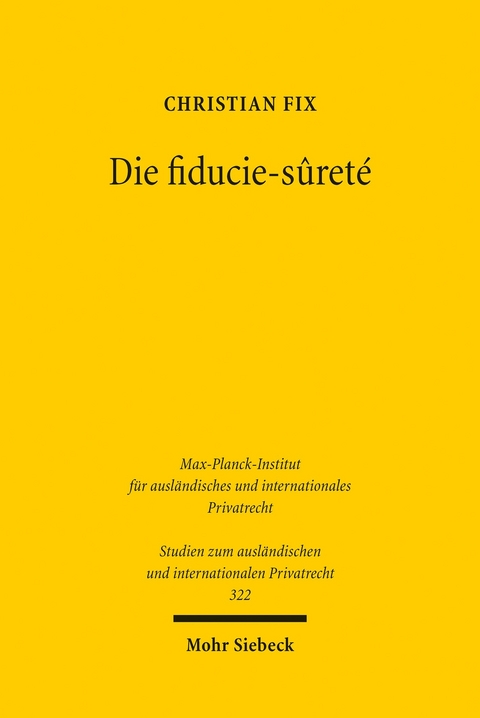Die fiducie-s&ucirc;ret&eacute; -  Christian Fix