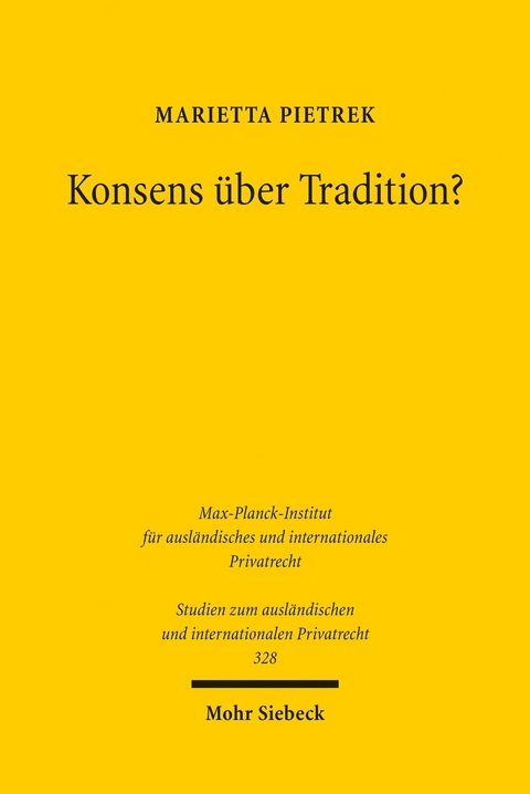 Konsens &uuml;ber Tradition? -  Marietta Pietrek