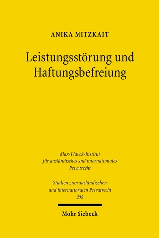Leistungsstörung und Haftungsbefreiung