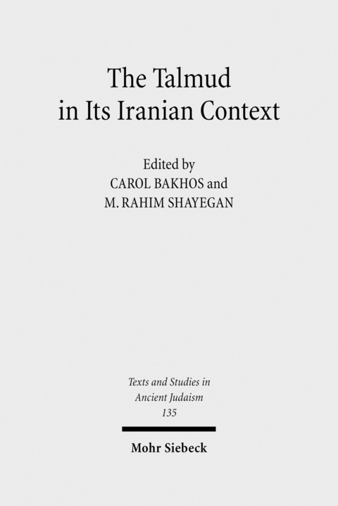 The Talmud in Its Iranian Context - 
