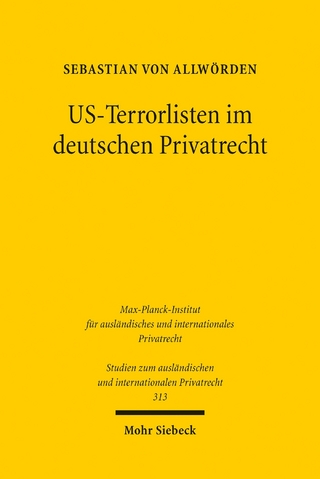 US-Terrorlisten im deutschen Privatrecht