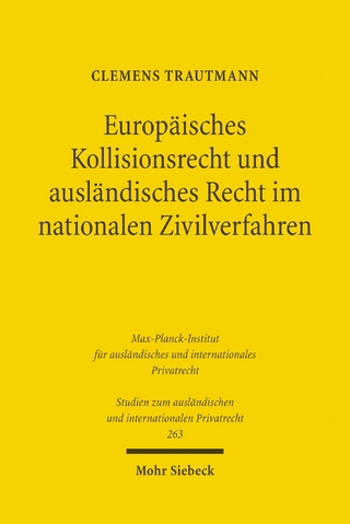 Europäisches Kollisionsrecht und ausländisches Recht im nationalen Zivilverfahren