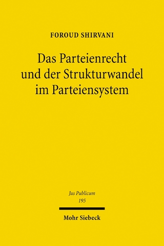 Das Parteienrecht und der Strukturwandel im Parteiensystem