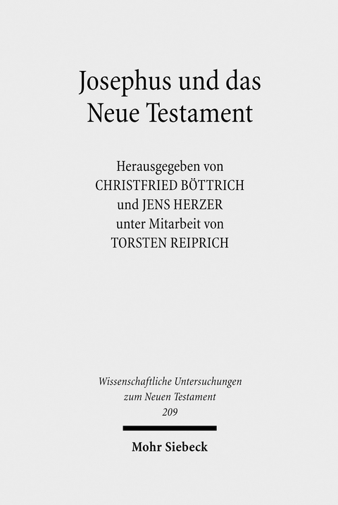 Josephus und das Neue Testament - 
