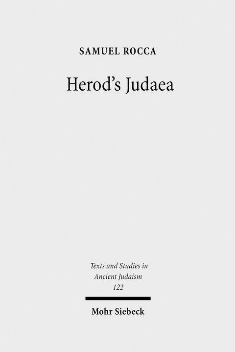 Herod's Judaea -  Samuel Rocca