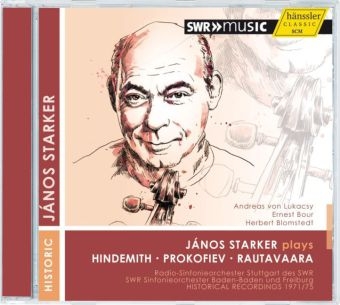 J&aacute;nos Starker plays Hindemith, Prokofiev & Rautavaara, 1 Audio-CD - Paul Hindemith, Sergej Prokofjew, Einojuhani Rautavaara