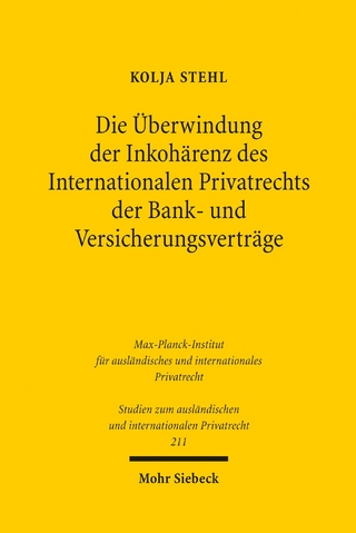 Die Überwindung der Inkohärenz des Internationalen Privatrechts der Bank- und Versicherungsverträge