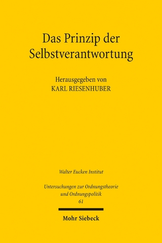 Das Prinzip der Selbstverantwortung