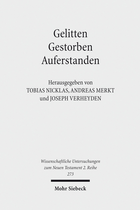 Gelitten - Gestorben - Auferstanden - 