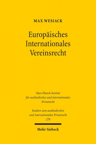 Europäisches Internationales Vereinsrecht