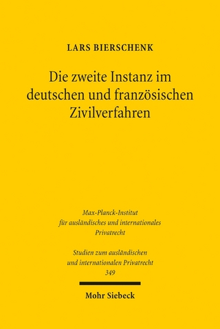 Die zweite Instanz im deutschen und französischen Zivilverfahren