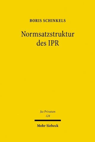 Normsatzstruktur des IPR