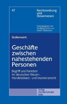 Gesch&auml;fte zwischen nahestehenden Personen - Ralf Stollenwerk