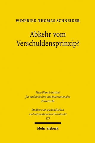 Abkehr vom Verschuldensprinzip?