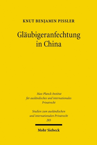 Gläubigeranfechtung in China
