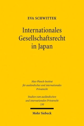 Internationales Gesellschaftsrecht in Japan