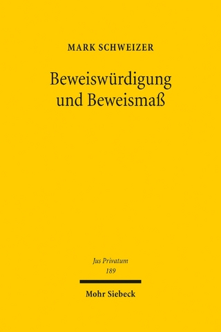 Beweiswürdigung und Beweismaß