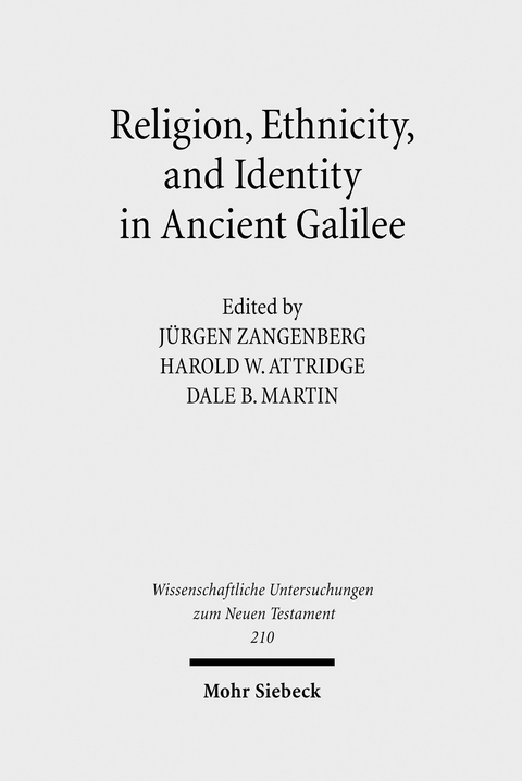 Religion, Ethnicity and Identity in Ancient Galilee - 