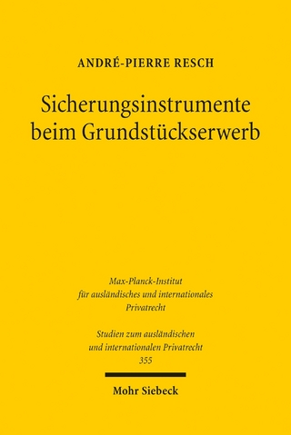 Sicherungsinstrumente beim Grundstückserwerb