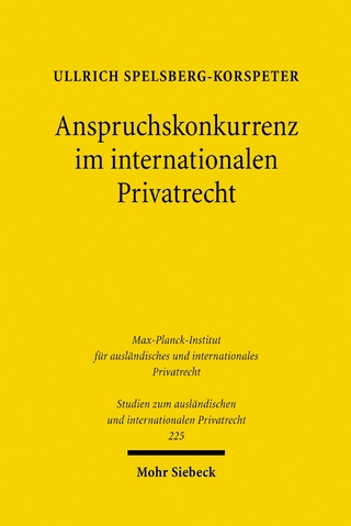 Anspruchskonkurrenz im internationalen Privatrecht
