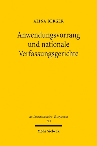 Anwendungsvorrang und nationale Verfassungsgerichte