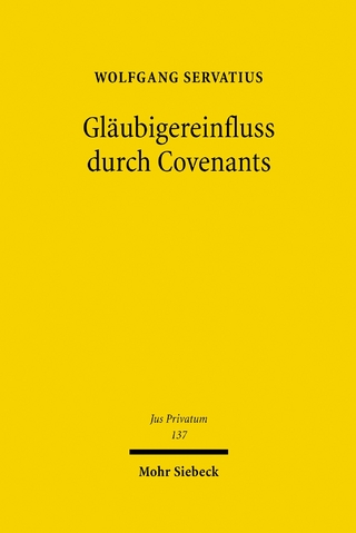 Gläubigereinfluss durch Covenants