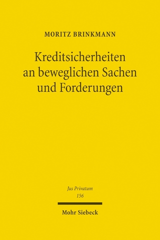 Kreditsicherheiten an beweglichen Sachen und Forderungen