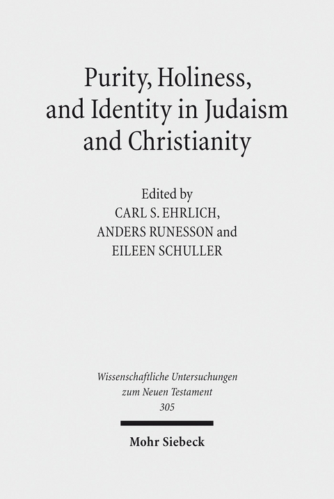 Purity, Holiness, and Identity in Judaism and Christianity - 