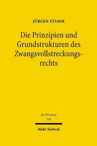 Die Prinzipien und Grundstrukturen des Zwangsvollstreckungsrechts