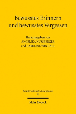 Bewusstes Erinnern und bewusstes Vergessen