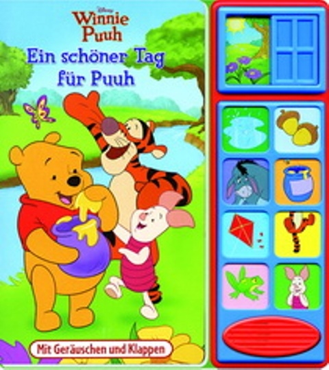 Winnie Puuh, Ein sch&ouml;ner Tag f&uuml;r Puuh, Klappen Ger&auml;usche Buch