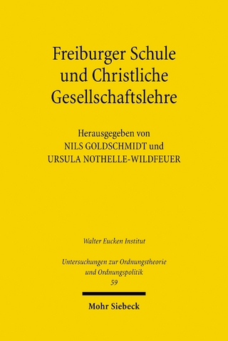 Freiburger Schule und Christliche Gesellschaftslehre