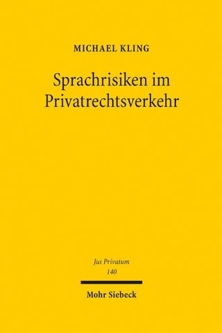 Sprachrisiken im Privatrechtsverkehr