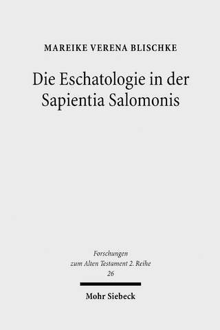 Die Eschatologie in der Sapientia Salomonis
