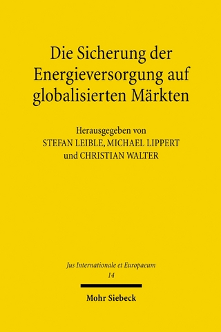 Die Sicherung der Energieversorgung auf globalisierten Märkten