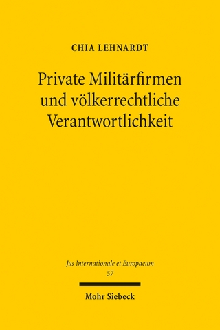 Private Militärfirmen und völkerrechtliche Verantwortlichkeit