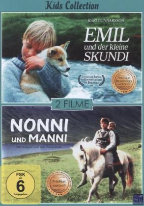 Emil und der kleine Skundi + Nonni und Manni, 2 DVDs