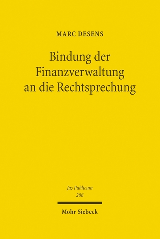 Bindung der Finanzverwaltung an die Rechtsprechung